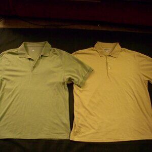 LOT OF 2 -  Zorrel  Polo Shirt size L